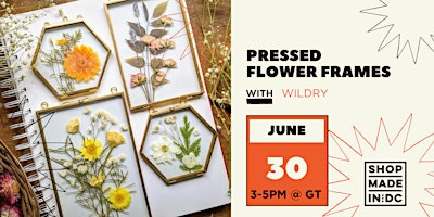 Imagem principal de Pressed Flower Frame Workshop with Wildry
