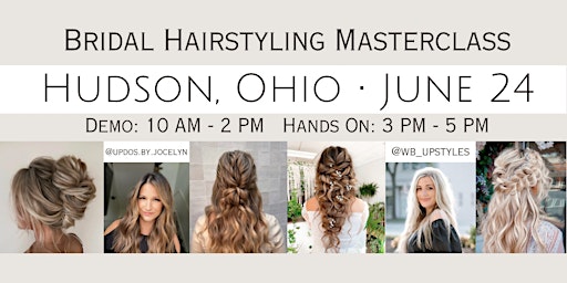 Hauptbild für Bridal Hairstyling Masterclass with Updos By Jocelyn and WB Upstyles