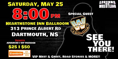 LEGENDS OF WRESTLING in DARTMOUTH, NS!! primary image