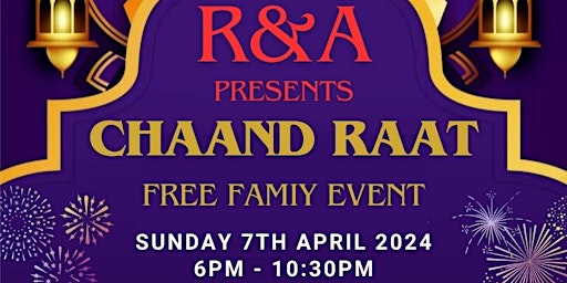 Imagem principal do evento R&A Chand Raat 2024