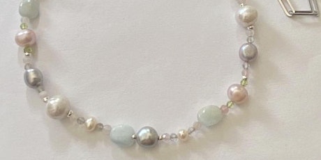 Beginners jewellery making with vintage beads, Crystals ideal for brides