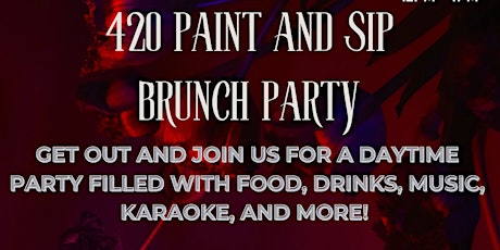 420 Paint and Sip brunch party