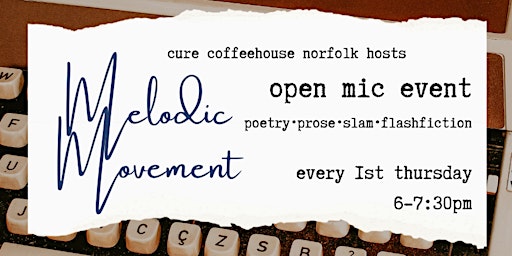 Immagine principale di Poetry Open Mic: Melodic Movement 