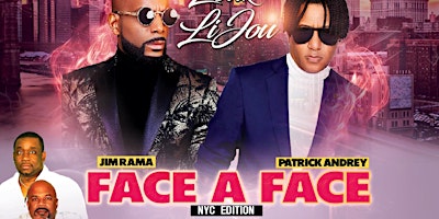 Imagen principal de FACE A FACE "JIM RAMA & PATRICK ANDREY LIVE" ZOUK LI JOU