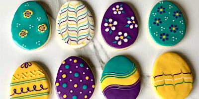 Primaire afbeelding van Basic Shapes~ Easter Egg ~ Cookie Decorating Class