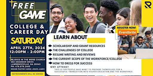 FREE GAME - College & Career Day primary image