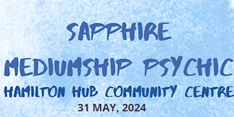 Sapphire Medium Psychic Hamilton Hub Community Centre