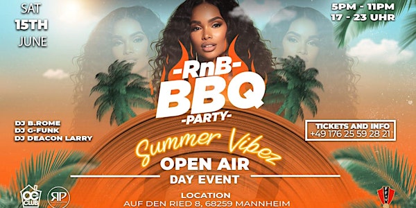 RNB BBQ PARTY MANNHEIM- DAY EVENT - OPEN AIR