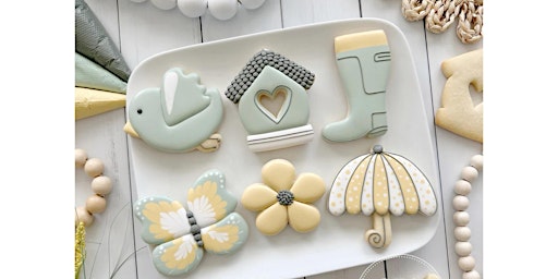 Image principale de Spring Cookie Decorating Class - with FREE COFFEE OR ICE CREAM COUPON