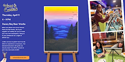 Imagem principal de Carmel Paint Night – Mountain Landscape