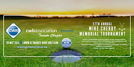 27th Annual Mike Cherry Memorial Golf Tournament