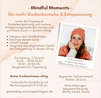 Primaire afbeelding van Mindful Moments - für mehr Gedankenruhe und Entspannung