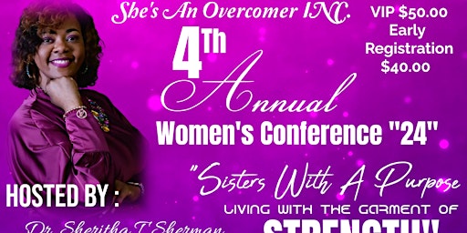 Primaire afbeelding van She's An Overcomer Inc. 4th Annual Women's Conference