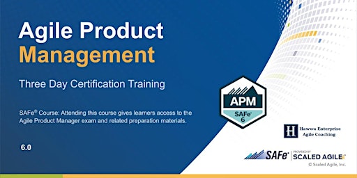 VIRTUAL ! Agile Product Management Certification Training primary image