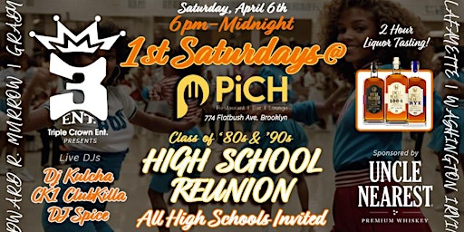 Primaire afbeelding van Triple Crown is Back @ Pich for 1st Saturdays Starting Saturday April 6th