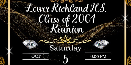 Imagem principal do evento Lower Richland H.S Class of 2001 Reunion