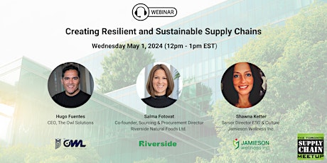 Creating Resilient and Sustainable Supply Chains