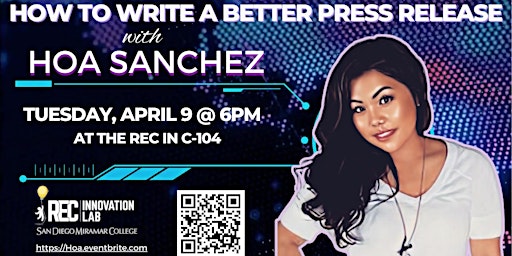 Imagen principal de How to Write a Better Press Release with Hoa Sanchez