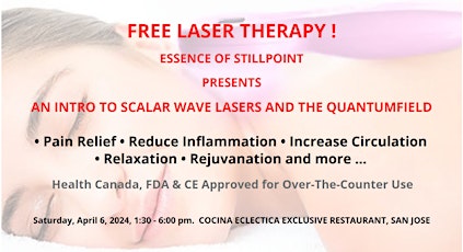 FREE LASER THERAPY   -  ESSENCE OF STILLPOINT