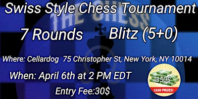 Hauptbild für Blitz Chess Tournament 04/06/24