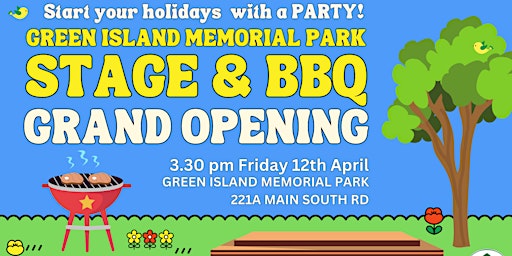 Primaire afbeelding van Green Island Memorial Park Stage & BBQ Grand Opening