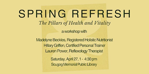 Imagen principal de Spring Refresh: The Pillars of Health and Vitality