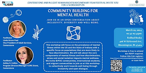 Imagen principal de Community building for Mental Health