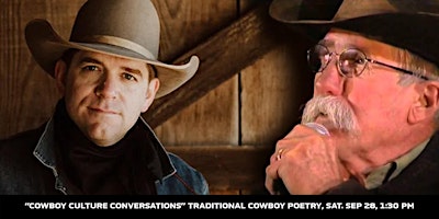 Imagem principal do evento "Cowboy Culture Conversations" Traditional Cowboy Poetry