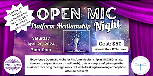 Immagine principale di Open Mic Night  - Platform Mediumship 