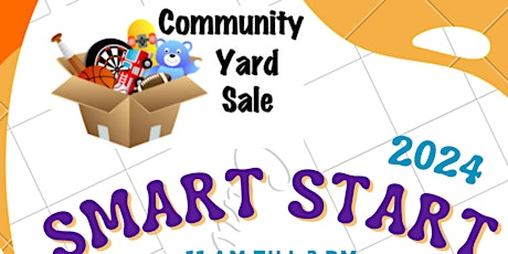 Smart Start Community Yard Sale Fundraising Event