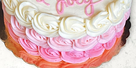 Ombre Cake Decorating with Buttercream Rosettes