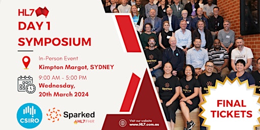 Imagen principal de Sydney HL7 AU FHIR Symposium 2024