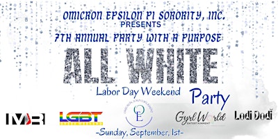 Imagem principal de 2024 Party With A Purpose: The All-White Affair - Labor Day Weekend