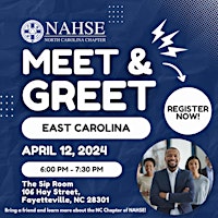 Primaire afbeelding van East Carolina Meet & Greet - NC Chapter of N.A.H.S.E.