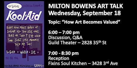 Milton Bowens Art Talk