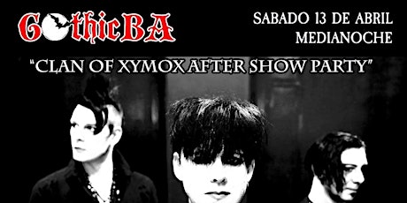 Imagen principal de Gothic BA: After Show Clan of Xymox en Argentina.