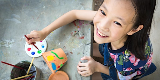 Primaire afbeelding van Kids Terracotta pot paint and plant