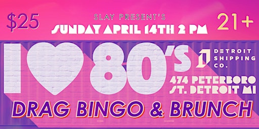 Imagem principal do evento 80's Drag Bingo