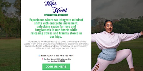 Hips and Heart Opener Yoga Workshop