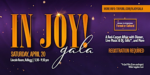 Imagen principal de In Joy! Gala (Only for Current Graduate & Professional Students at MSU)