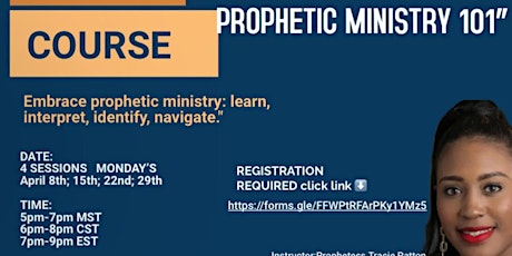 Walking in the Prophetic 101