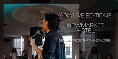 Imagem principal do evento Aria Live Editions