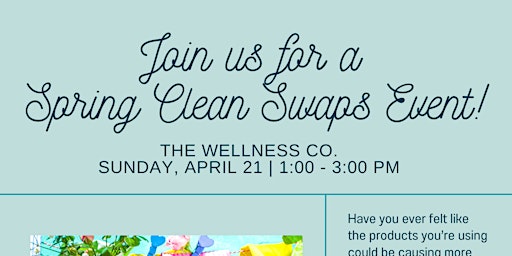 Imagem principal do evento Spring Clean Swaps Event
