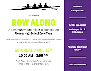 17th Annual Pioneer Rowing Club Row Along