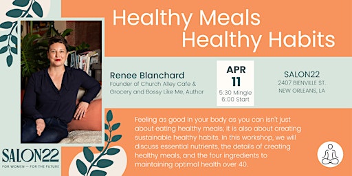Immagine principale di Healthy Meals, Healthy Habits with Renee Blanchard 