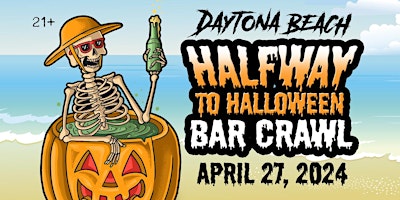 Primaire afbeelding van Halfway To Halloween Bar Crawl (Daytona Beach)