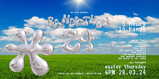 Image principale de The Alley Presents. Bandathon 24' | Easter Thursday