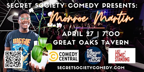 Monroe Martin | Secret Society Comedy @ Great Oaks Tavern