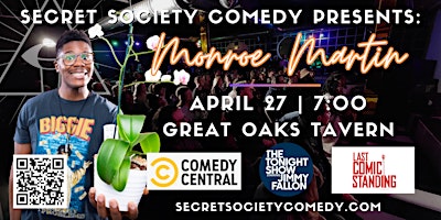 Primaire afbeelding van Monroe Martin | Secret Society Comedy In Wadsworth