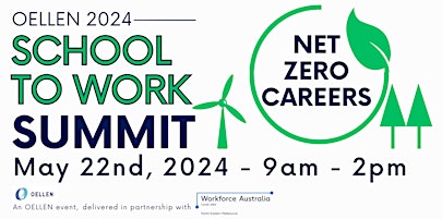 Imagem principal do evento OELLEN School to Work Summit 2024- Net Zero Careers